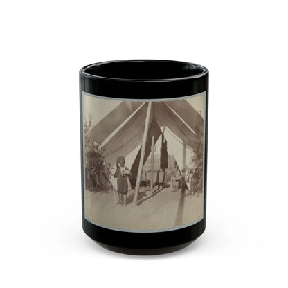 22d New York State Militia Near Harpers Ferry, Va., 1861 I.E.1862 005 (U.S. Civil War) Black Coffee Mug-15oz-Go Mug Yourself