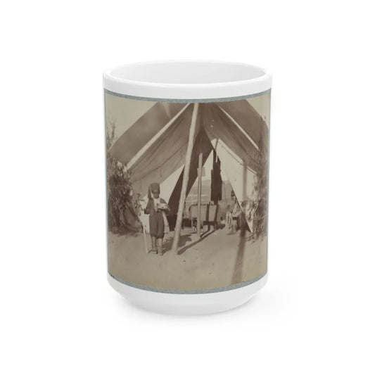 22d New York State Militia Near Harpers Ferry, Va., 1861 I.E.1862 005 (U.S. Civil War) White Coffee Mug-15oz-Go Mug Yourself