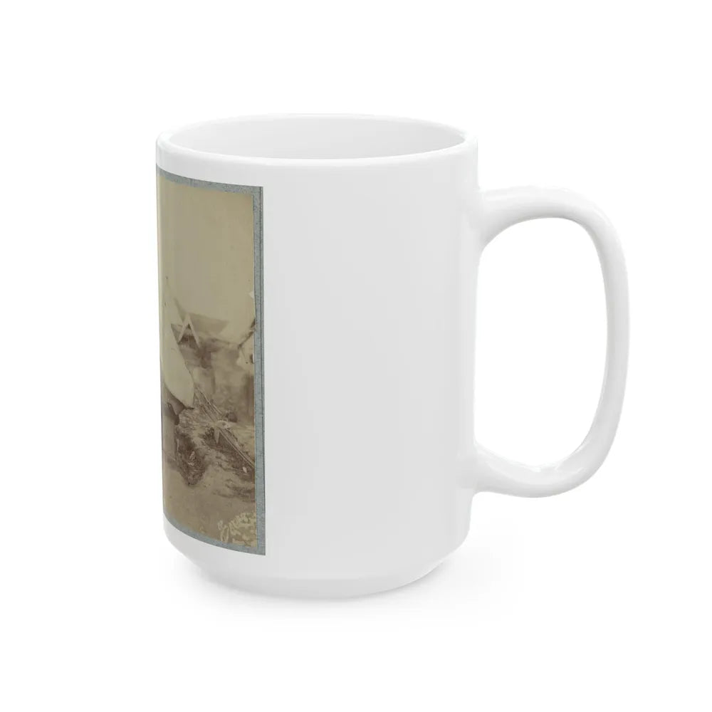 22d New York State Militia Near Harpers Ferry, Va., 1861 I.E.1862 005(2) (U.S. Civil War) White Coffee Mug-Go Mug Yourself