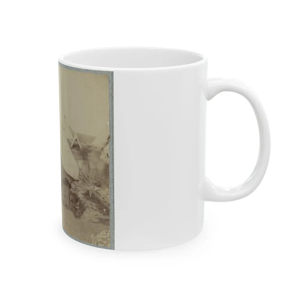 22d New York State Militia Near Harpers Ferry, Va., 1861 I.E.1862 005(2) (U.S. Civil War) White Coffee Mug-Go Mug Yourself