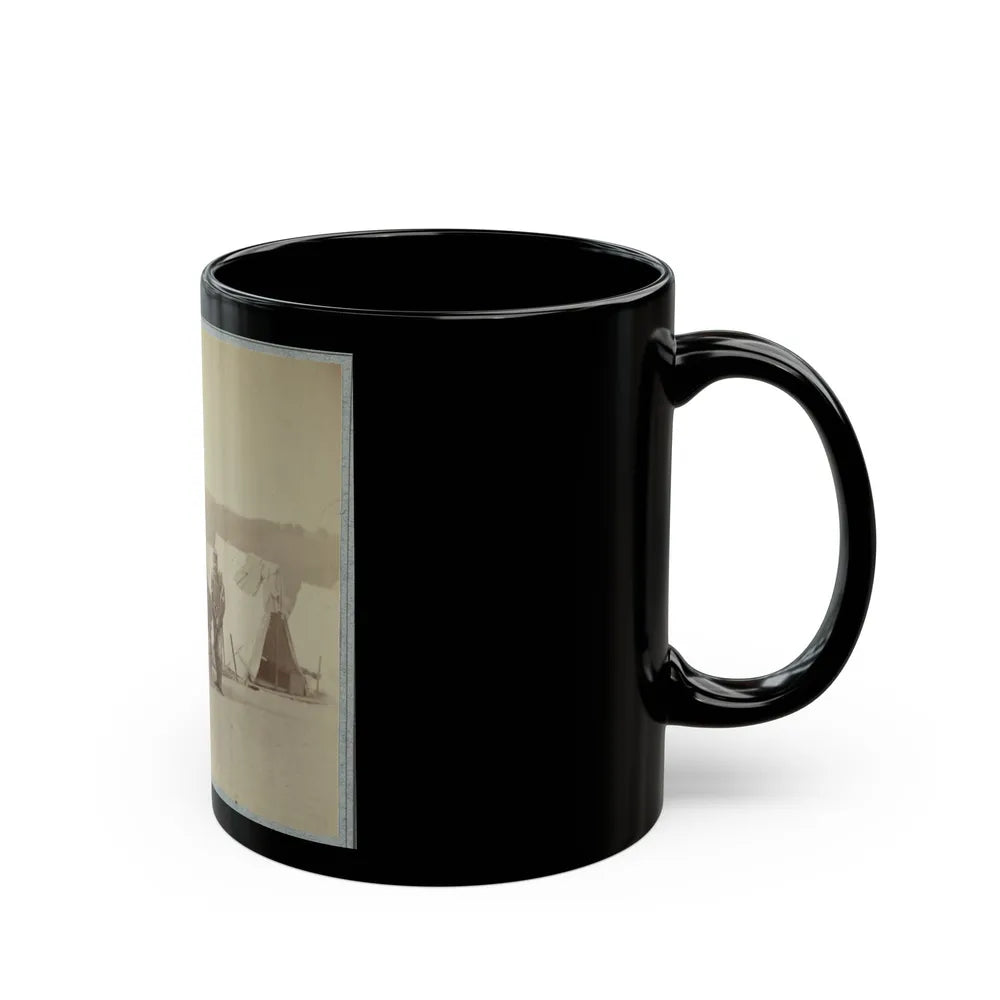 22d New York State Militia Near Harpers Ferry, Va., 1861 I.E.1862 007 (U.S. Civil War) Black Coffee Mug-Go Mug Yourself