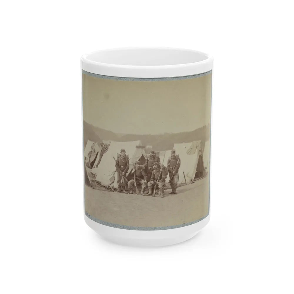 22d New York State Militia Near Harpers Ferry, Va., 1861 I.E.1862 007 (U.S. Civil War) White Coffee Mug-15oz-Go Mug Yourself