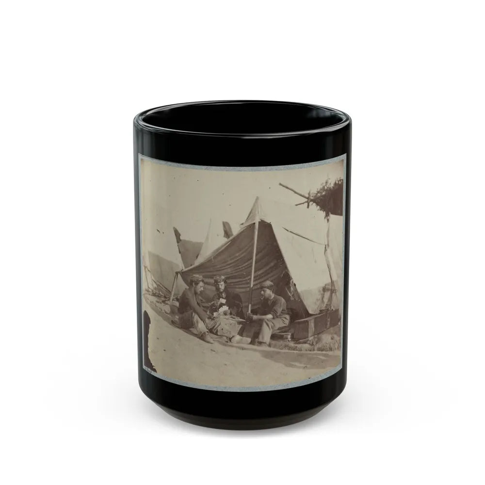 22d New York State Militia Near Harpers Ferry, Va., 1861 I.E.1862 008 (U.S. Civil War) Black Coffee Mug-15oz-Go Mug Yourself