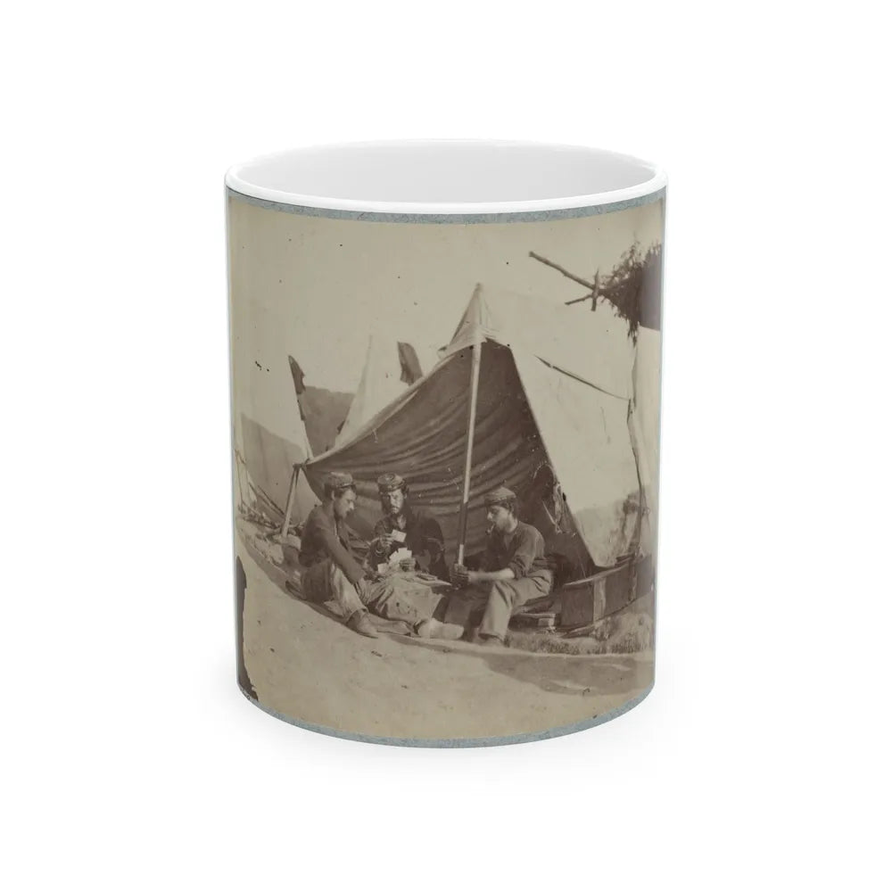 22d New York State Militia Near Harpers Ferry, Va., 1861 I.E.1862 008 (U.S. Civil War) White Coffee Mug-11oz-Go Mug Yourself