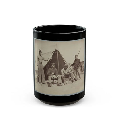 22d New York State Militia Near Harpers Ferry, Va., 1861 I.E.1862 009 (U.S. Civil War) Black Coffee Mug-15oz-Go Mug Yourself