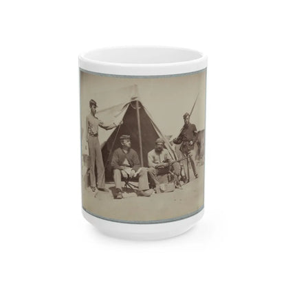 22d New York State Militia Near Harpers Ferry, Va., 1861 I.E.1862 009 (U.S. Civil War) White Coffee Mug-15oz-Go Mug Yourself