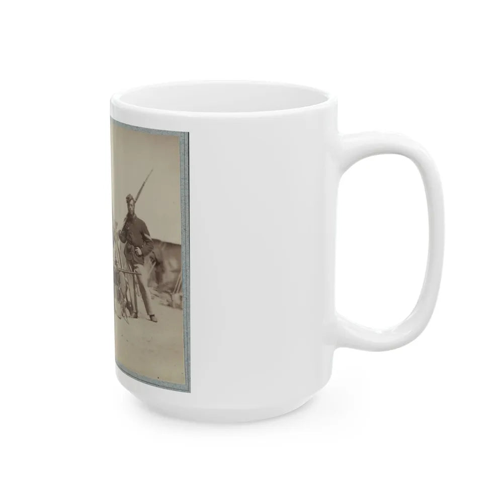 22d New York State Militia Near Harpers Ferry, Va., 1861 I.E.1862 009 (U.S. Civil War) White Coffee Mug-Go Mug Yourself