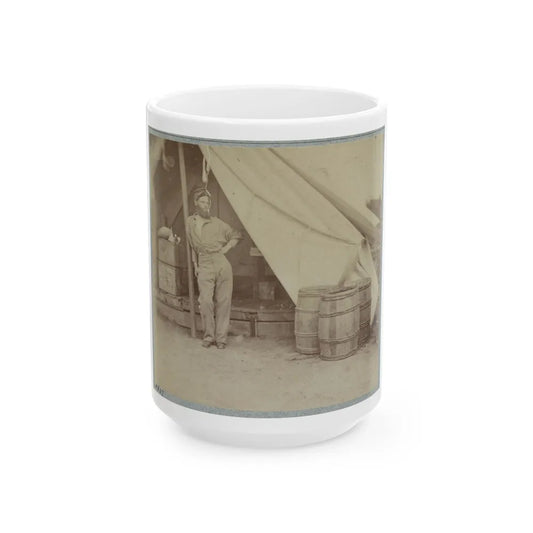 22d New York State Militia Near Harpers Ferry, Va., 1861 I.E.1862 011 (U.S. Civil War) White Coffee Mug-15oz-Go Mug Yourself