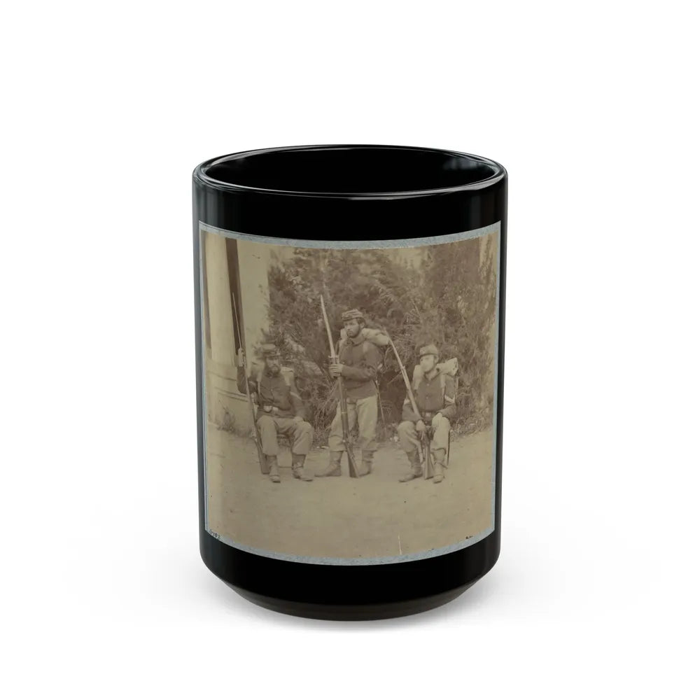 22d New York State Militia Near Harpers Ferry, Va., 1861 I.E.1862 012 (U.S. Civil War) Black Coffee Mug-15oz-Go Mug Yourself