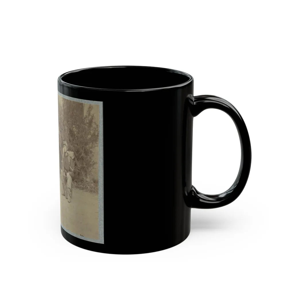 22d New York State Militia Near Harpers Ferry, Va., 1861 I.E.1862 012 (U.S. Civil War) Black Coffee Mug-Go Mug Yourself