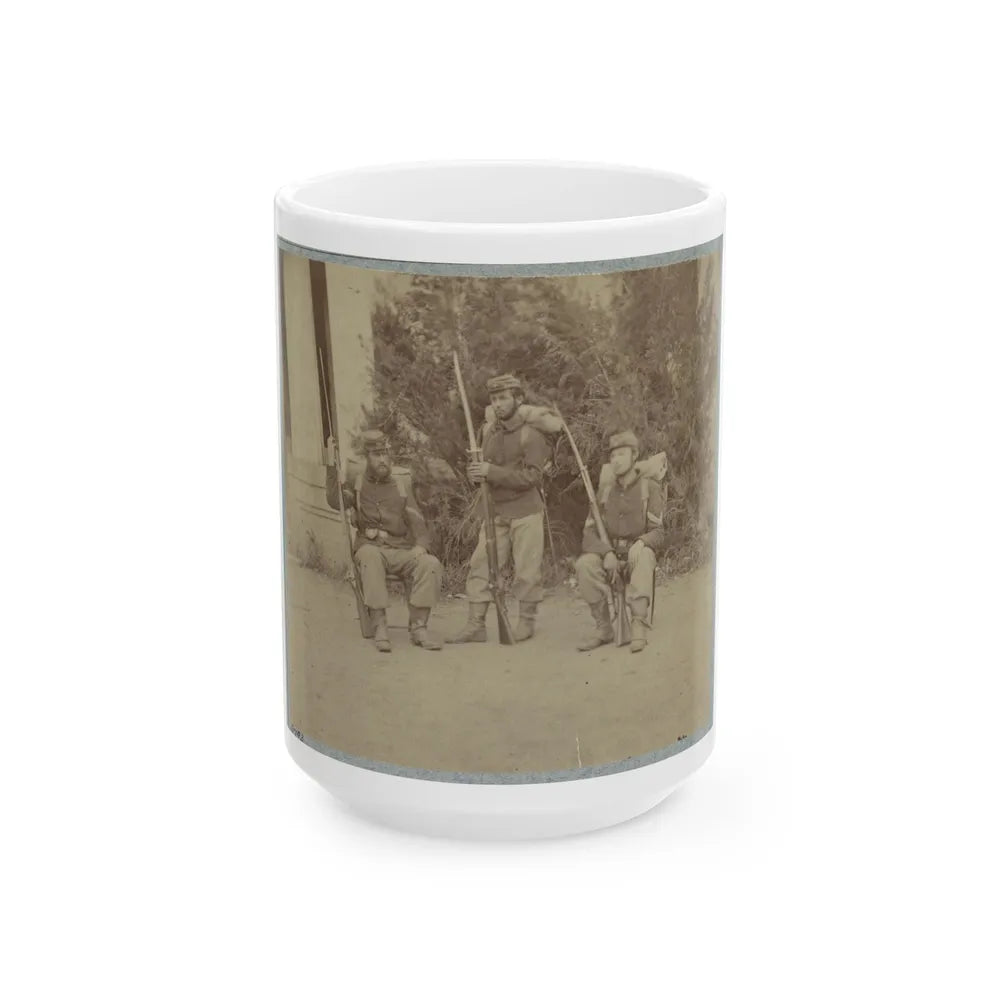 22d New York State Militia Near Harpers Ferry, Va., 1861 I.E.1862 012 (U.S. Civil War) White Coffee Mug-15oz-Go Mug Yourself