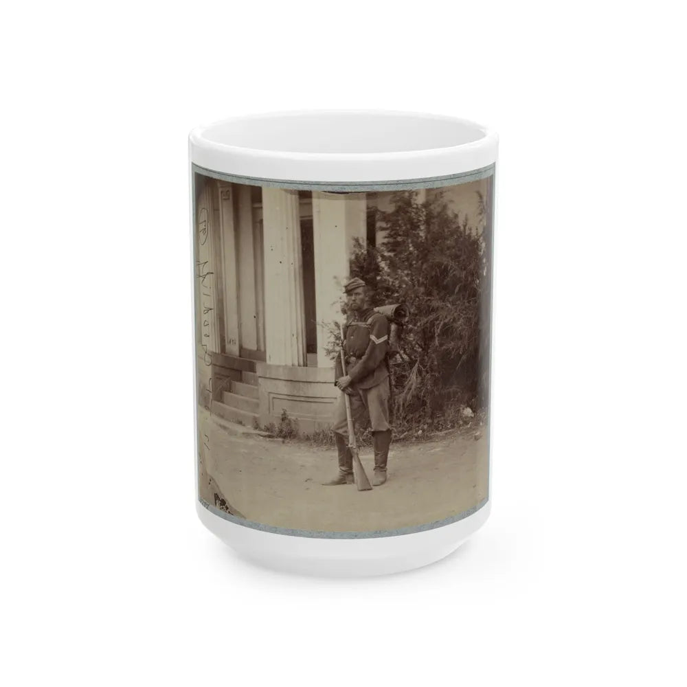 22d New York State Militia Near Harpers Ferry, Va., 1861 I.E.1862 014 (U.S. Civil War) White Coffee Mug-15oz-Go Mug Yourself