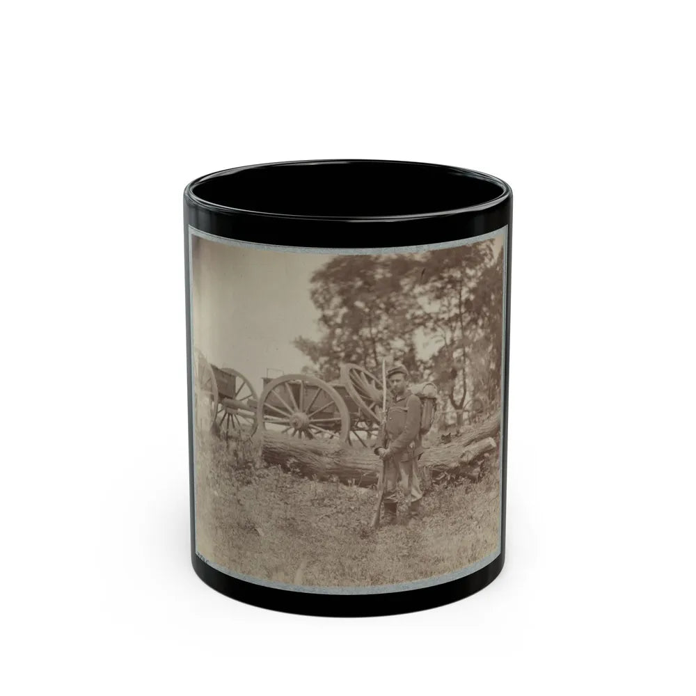 22d New York State Militia Near Harpers Ferry, Va., 1861 I.E.1862 015 (U.S. Civil War) Black Coffee Mug-11oz-Go Mug Yourself