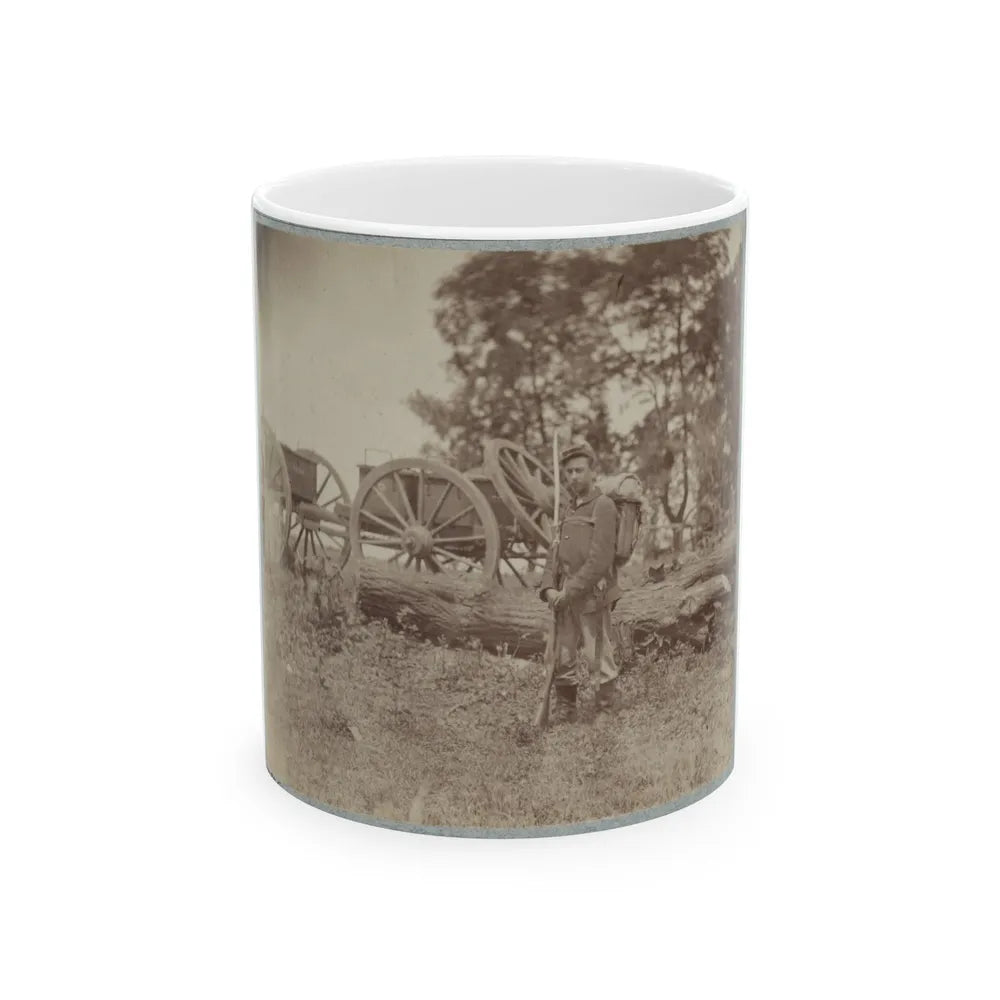 22d New York State Militia Near Harpers Ferry, Va., 1861 I.E.1862 015 (U.S. Civil War) White Coffee Mug-11oz-Go Mug Yourself