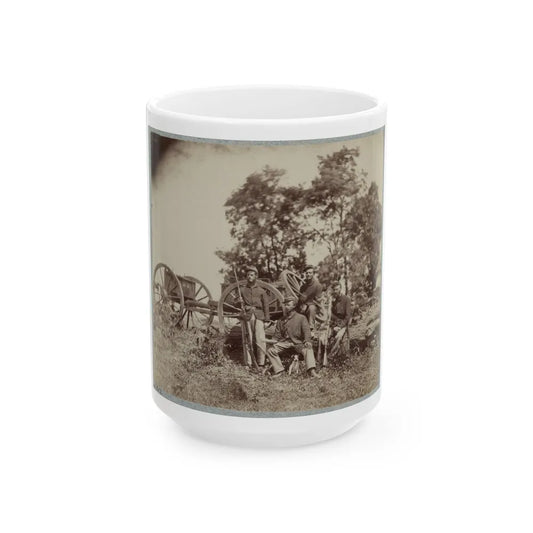 22d New York State Militia Near Harpers Ferry, Va., 1861 I.E.1862 016 (U.S. Civil War) White Coffee Mug-15oz-Go Mug Yourself