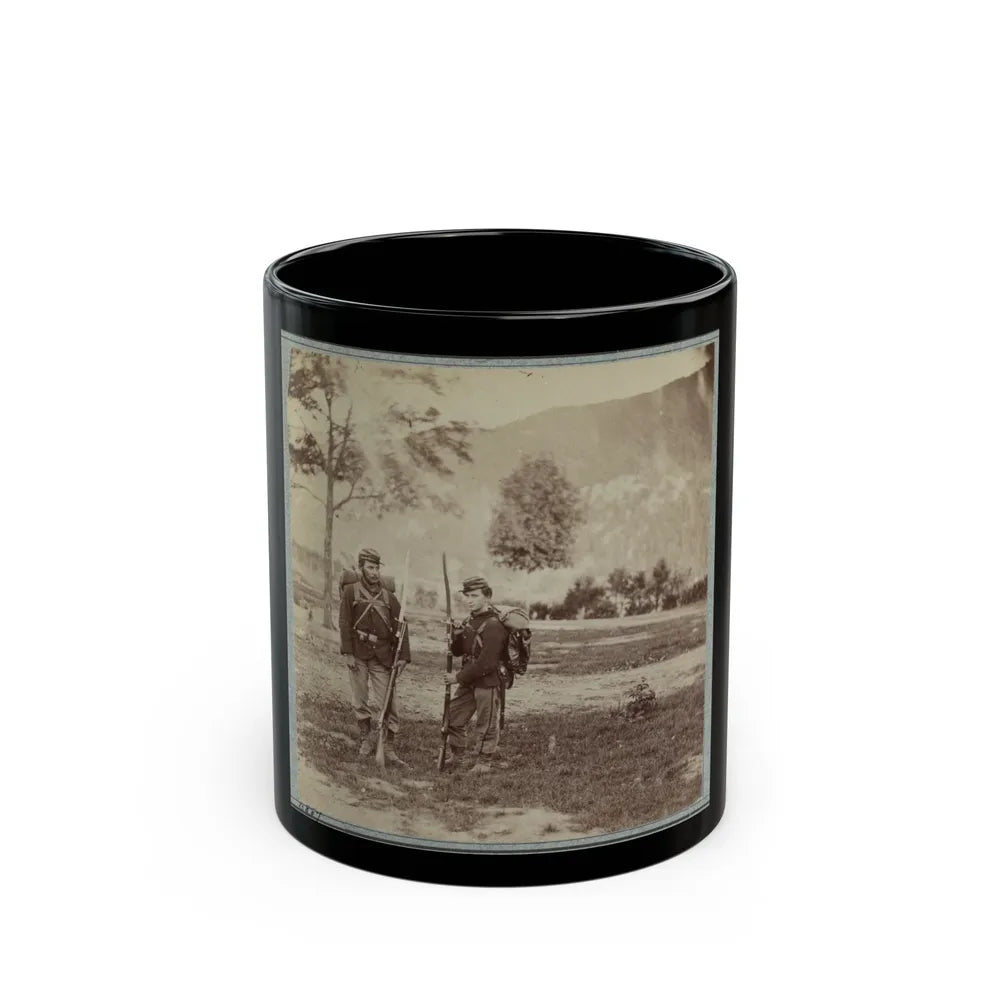 22d New York State Militia Near Harpers Ferry, Va., 1861 I.E.1862 017 (U.S. Civil War) Black Coffee Mug-11oz-Go Mug Yourself