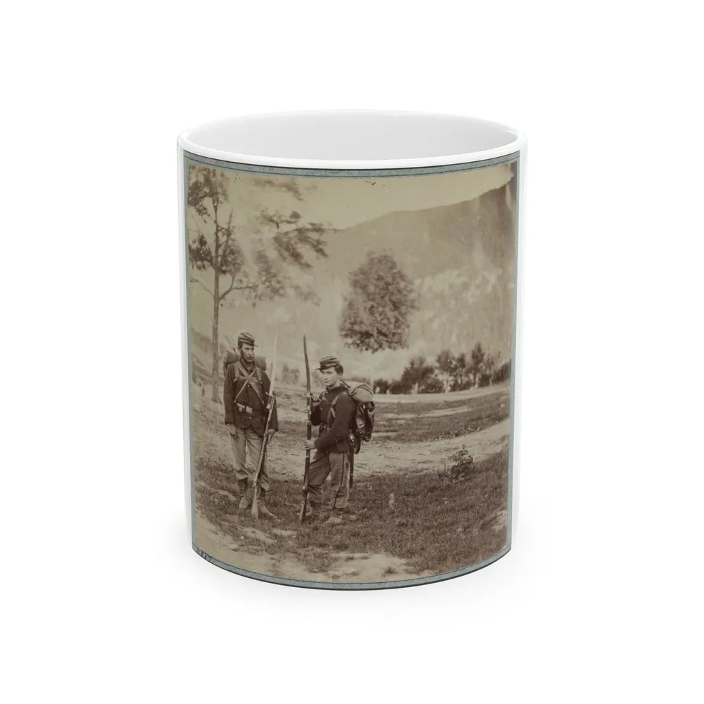 22d New York State Militia Near Harpers Ferry, Va., 1861 I.E.1862 017 (U.S. Civil War) White Coffee Mug-11oz-Go Mug Yourself