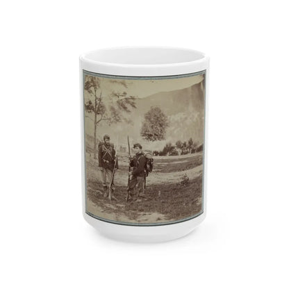 22d New York State Militia Near Harpers Ferry, Va., 1861 I.E.1862 017 (U.S. Civil War) White Coffee Mug-15oz-Go Mug Yourself