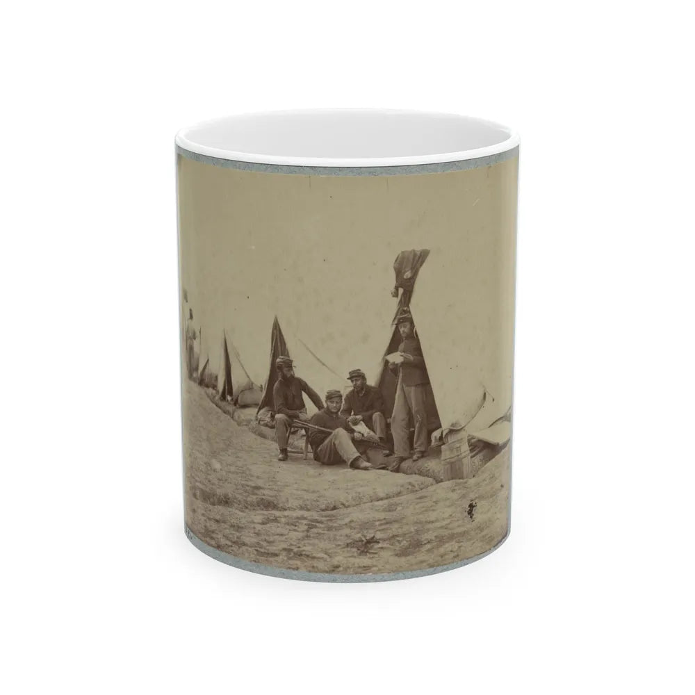 22d New York State Militia Near Harpers Ferry, Va., 1861 I.E.1862 019 (U.S. Civil War) White Coffee Mug-11oz-Go Mug Yourself