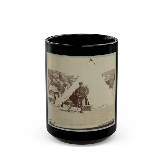 22d New York State Militia Near Harpers Ferry, Va., 1861 I.E.1862 020 (U.S. Civil War) Black Coffee Mug-15oz-Go Mug Yourself