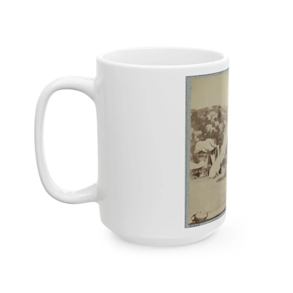 22d New York State Militia Near Harpers Ferry, Va., 1861 I.E.1862 020 (U.S. Civil War) White Coffee Mug-Go Mug Yourself