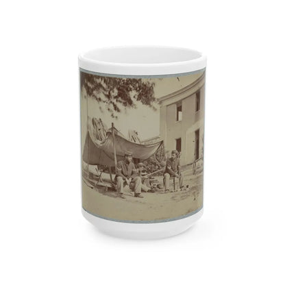 22d New York State Militia Near Harpers Ferry, Va., 1861 I.E.1862 021 (U.S. Civil War) White Coffee Mug-15oz-Go Mug Yourself