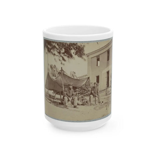 22d New York State Militia Near Harpers Ferry, Va., 1861 I.E.1862 021 (U.S. Civil War) White Coffee Mug-15oz-Go Mug Yourself