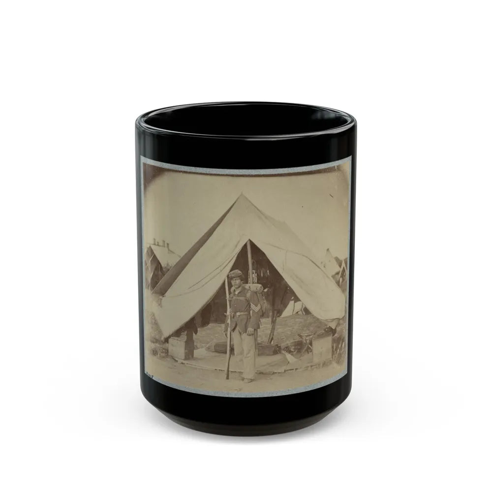 22d New York State Militia Near Harpers Ferry, Va., 1861 I.E.1862 022 (U.S. Civil War) Black Coffee Mug-15oz-Go Mug Yourself