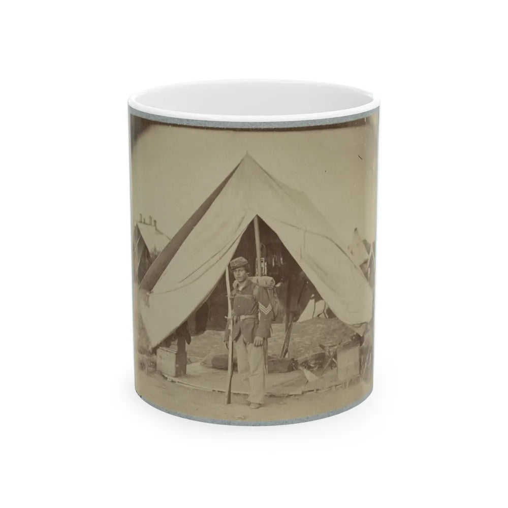 22d New York State Militia Near Harpers Ferry, Va., 1861 I.E.1862 022 (U.S. Civil War) White Coffee Mug-11oz-Go Mug Yourself