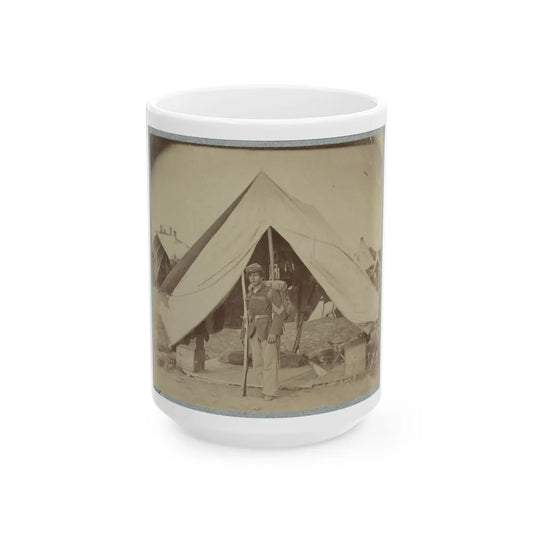 22d New York State Militia Near Harpers Ferry, Va., 1861 I.E.1862 022 (U.S. Civil War) White Coffee Mug-15oz-Go Mug Yourself