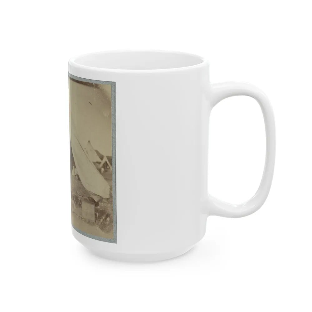 22d New York State Militia Near Harpers Ferry, Va., 1861 I.E.1862 022 (U.S. Civil War) White Coffee Mug-Go Mug Yourself