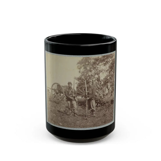 22d New York State Militia Near Harpers Ferry, Va., 1861 I.E.1862 023 (U.S. Civil War) Black Coffee Mug-15oz-Go Mug Yourself