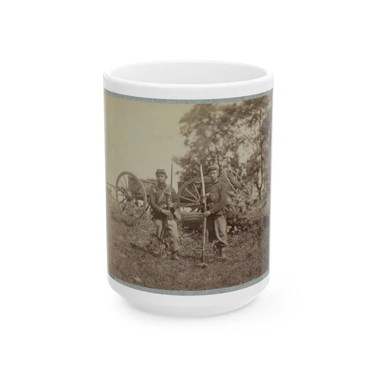 22d New York State Militia Near Harpers Ferry, Va., 1861 I.E.1862 023 (U.S. Civil War) White Coffee Mug-15oz-Go Mug Yourself