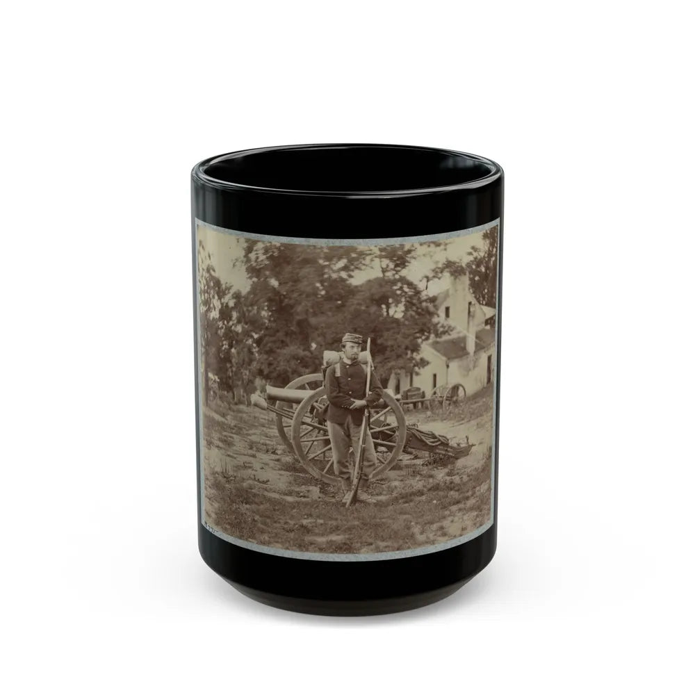 22d New York State Militia Near Harpers Ferry, Va., 1861 I.E.1862 024 (U.S. Civil War) Black Coffee Mug-15oz-Go Mug Yourself