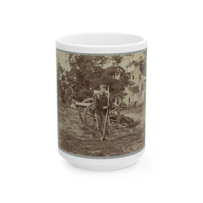 22d New York State Militia Near Harpers Ferry, Va., 1861 I.E.1862 024 (U.S. Civil War) White Coffee Mug-15oz-Go Mug Yourself