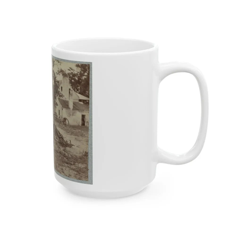 22d New York State Militia Near Harpers Ferry, Va., 1861 I.E.1862 024 (U.S. Civil War) White Coffee Mug-Go Mug Yourself