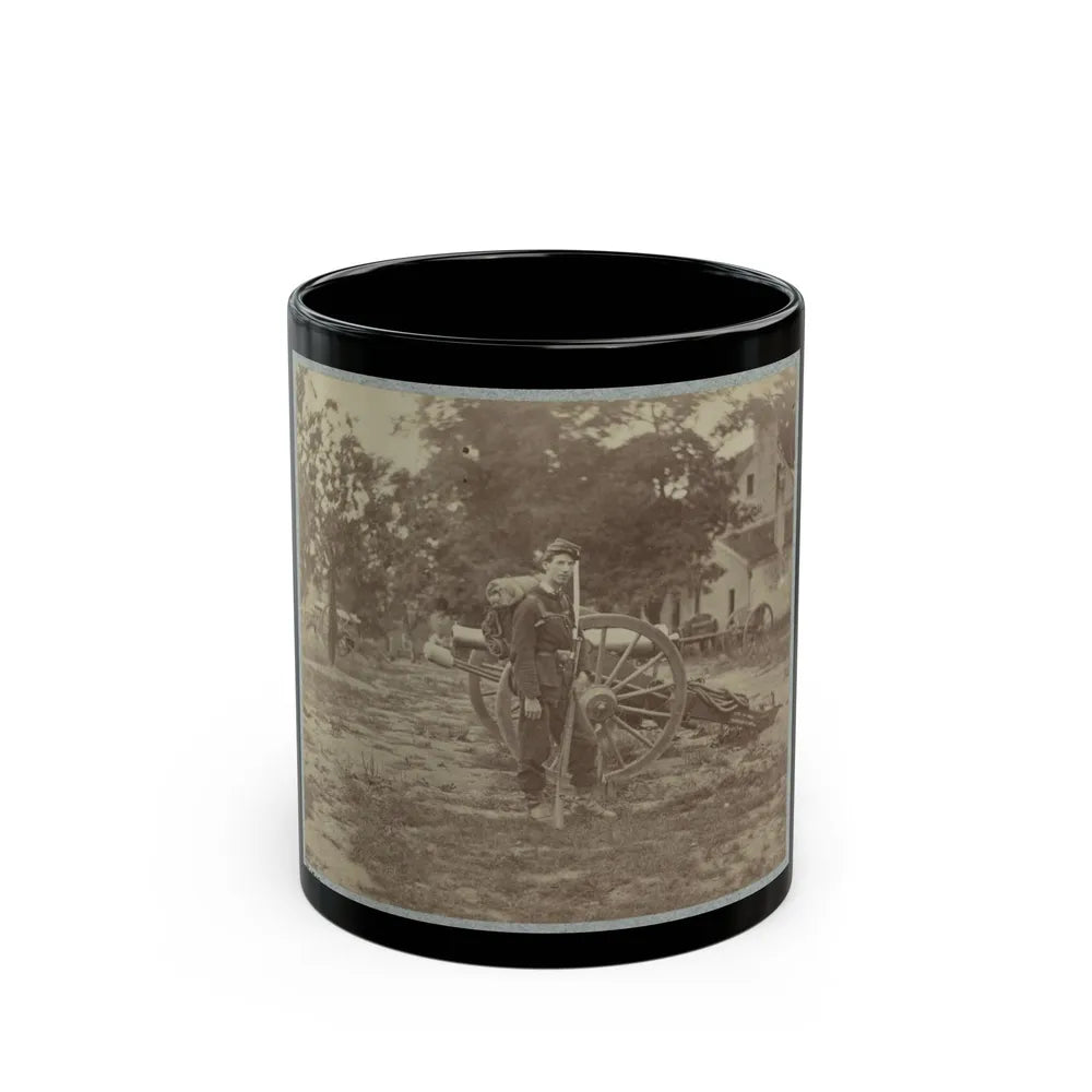 22d New York State Militia Near Harpers Ferry, Va., 1861 I.E.1862 025 (U.S. Civil War) Black Coffee Mug-11oz-Go Mug Yourself