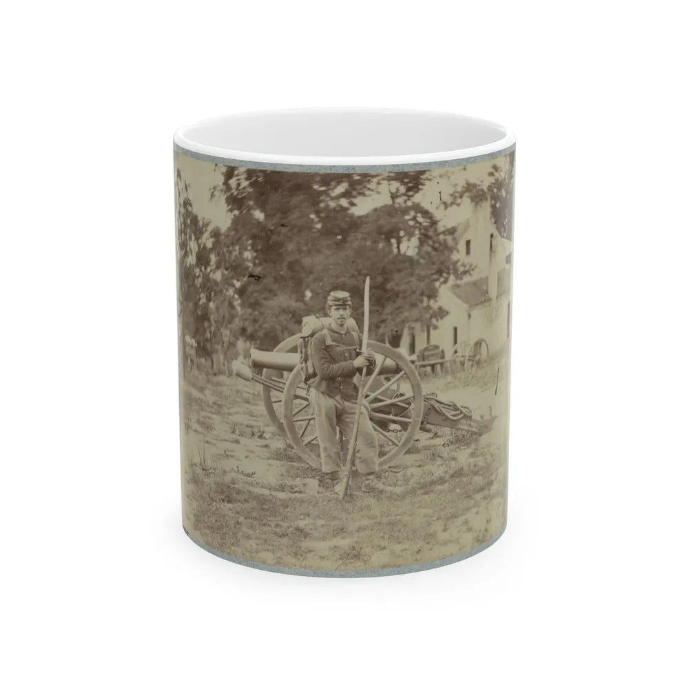 22d New York State Militia Near Harpers Ferry, Va., 1861 I.E.1862 027 (U.S. Civil War) White Coffee Mug-11oz-Go Mug Yourself