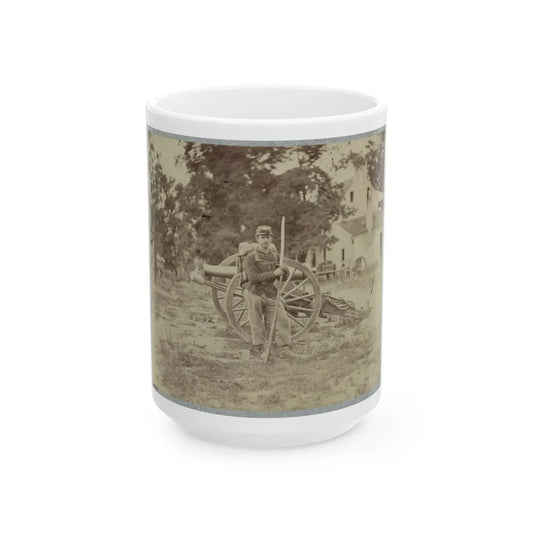 22d New York State Militia Near Harpers Ferry, Va., 1861 I.E.1862 027 (U.S. Civil War) White Coffee Mug-15oz-Go Mug Yourself