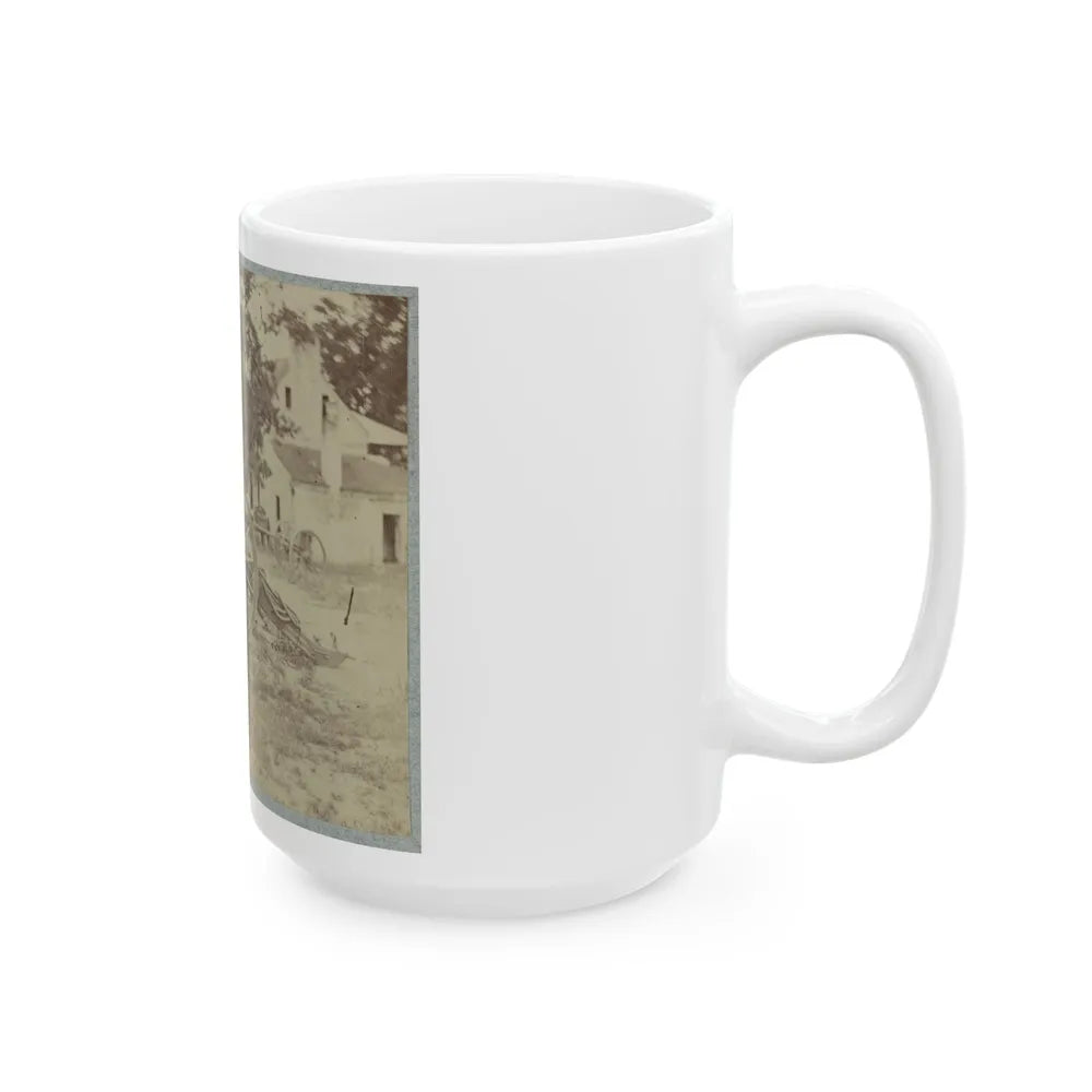 22d New York State Militia Near Harpers Ferry, Va., 1861 I.E.1862 027 (U.S. Civil War) White Coffee Mug-Go Mug Yourself