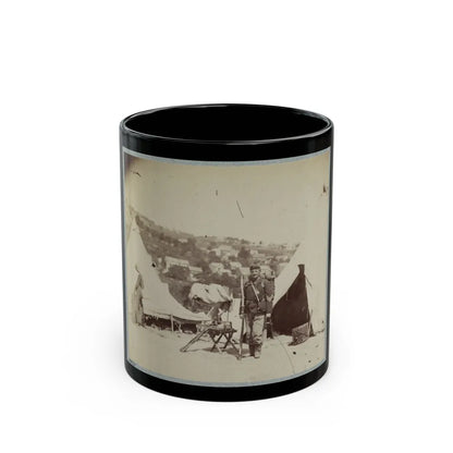 22d New York State Militia Near Harpers Ferry, Va., 1861 I.E.1862 028 (U.S. Civil War) Black Coffee Mug-11oz-Go Mug Yourself