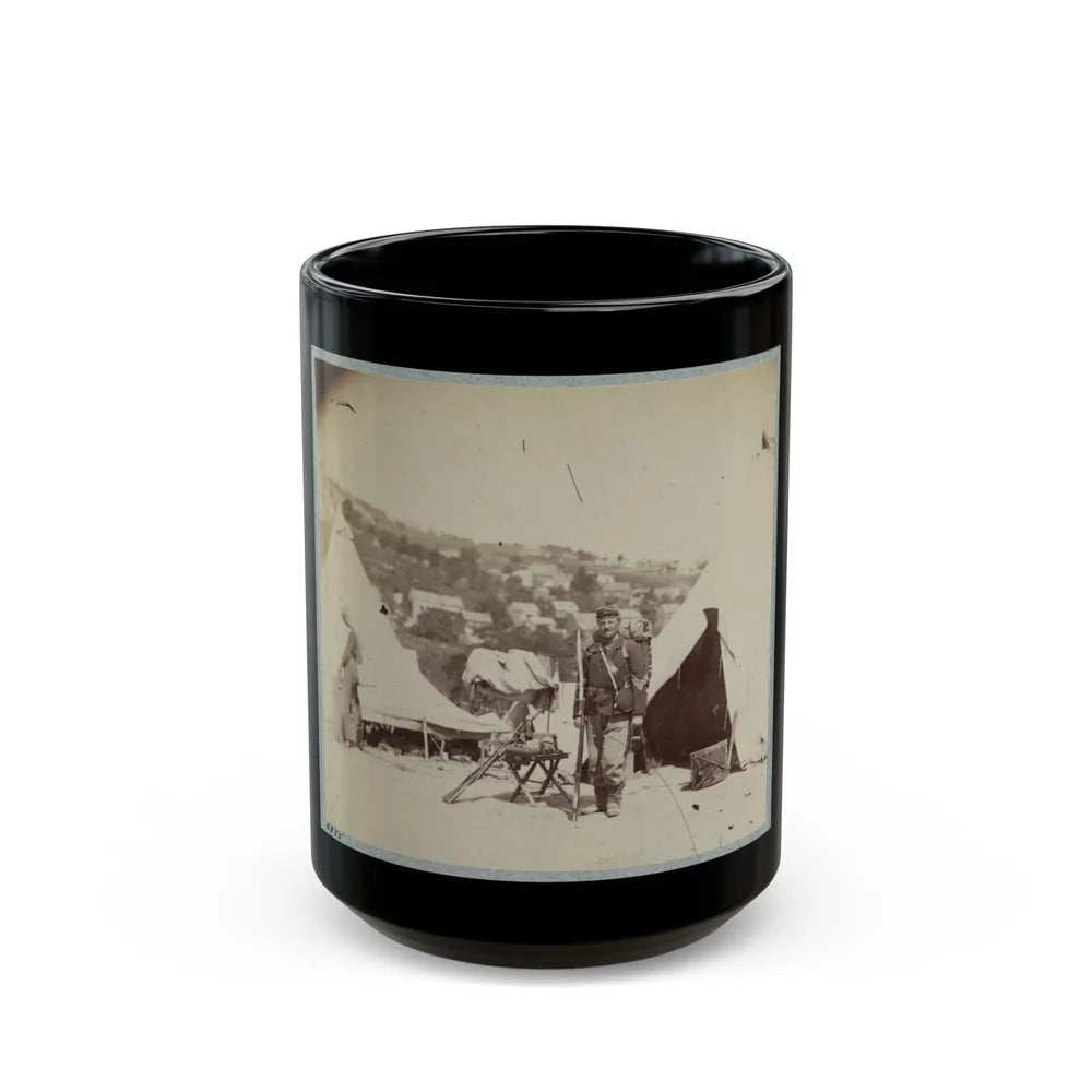 22d New York State Militia Near Harpers Ferry, Va., 1861 I.E.1862 028 (U.S. Civil War) Black Coffee Mug-15oz-Go Mug Yourself