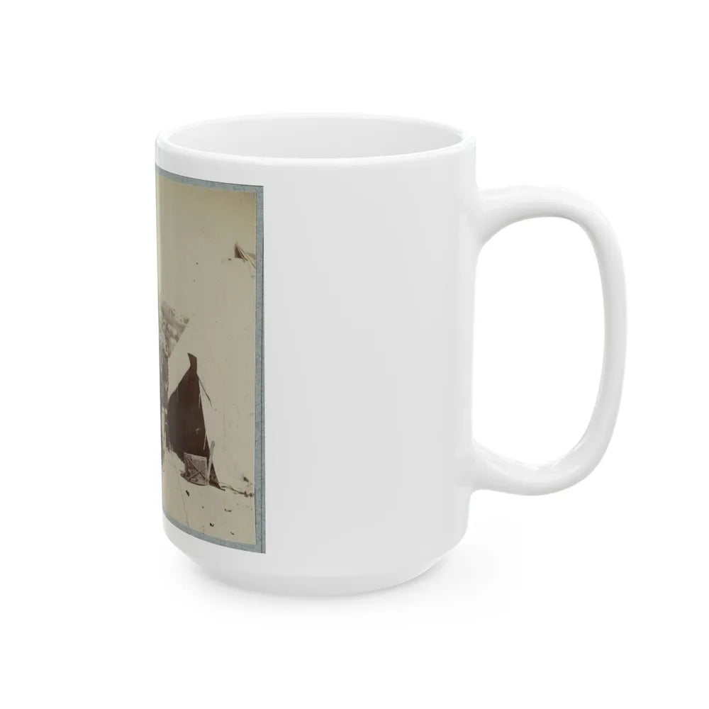 22d New York State Militia Near Harpers Ferry, Va., 1861 I.E.1862 028 (U.S. Civil War) White Coffee Mug-Go Mug Yourself