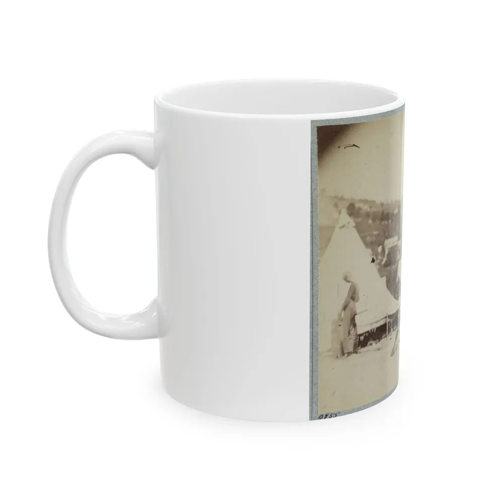 22d New York State Militia Near Harpers Ferry, Va., 1861 I.E.1862 028 (U.S. Civil War) White Coffee Mug-Go Mug Yourself