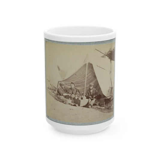 22d New York State Militia Near Harpers Ferry, Va., 1861 I.E.1862 (U.S. Civil War) White Coffee Mug-15oz-Go Mug Yourself