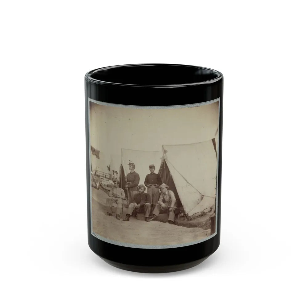 22d New York State Militia Near Harpers Ferry, Va., 1861 I.E.1862(2) (U.S. Civil War) Black Coffee Mug-15oz-Go Mug Yourself