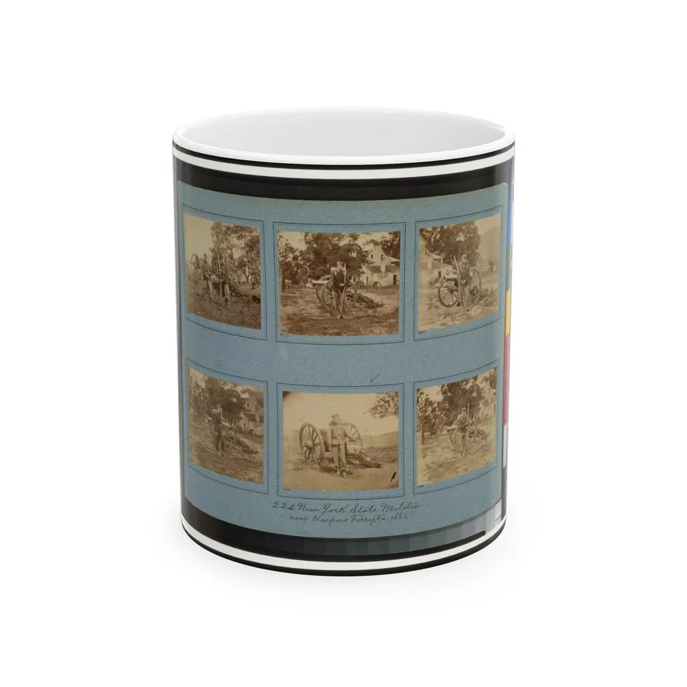 22d New York State Militia Near Harpers Ferry, Va., 1861 I.E.1862(3) (U.S. Civil War) White Coffee Mug-11oz-Go Mug Yourself