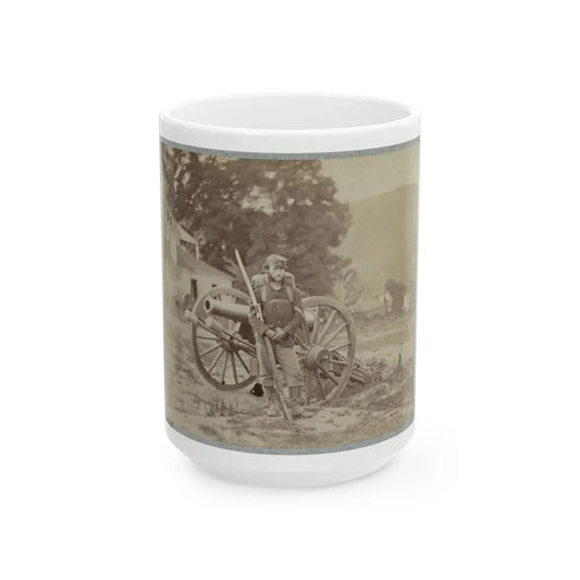 22d New York State Millitia Near Harpers Ferry, Va., 1861 I.E. 1862 (U.S. Civil War) White Coffee Mug 15oz - Go Mug Yourself