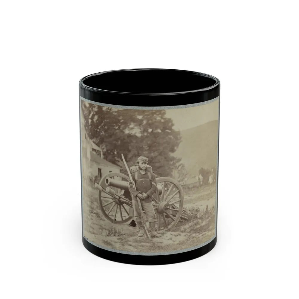 22d New York State Millitia Near Harpers Ferry, Va., 1861 I.E. 1862 (U.S. Civil War) Black Coffee Mug-11oz-Go Mug Yourself