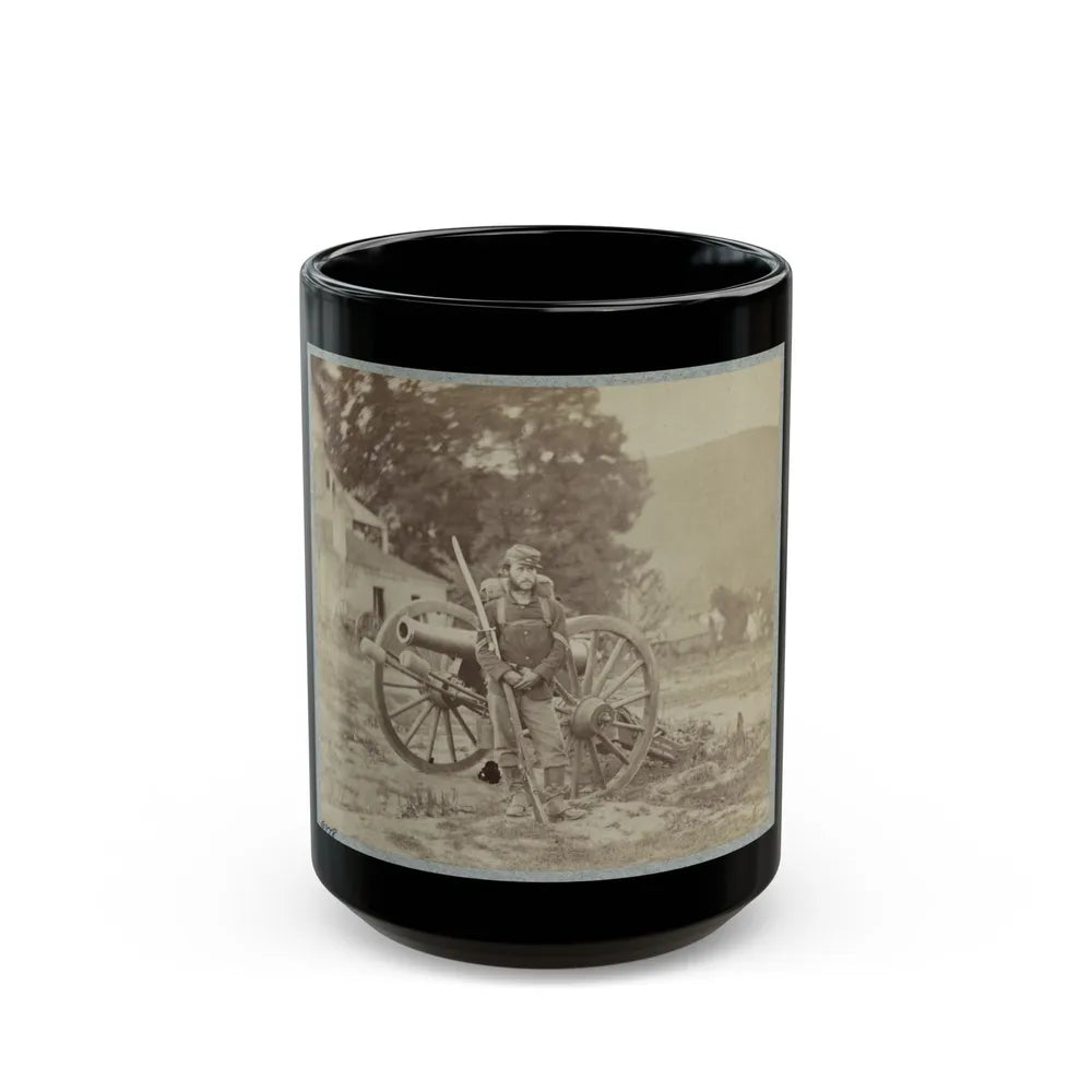 22d New York State Millitia Near Harpers Ferry, Va., 1861 I.E. 1862 (U.S. Civil War) Black Coffee Mug-15oz-Go Mug Yourself